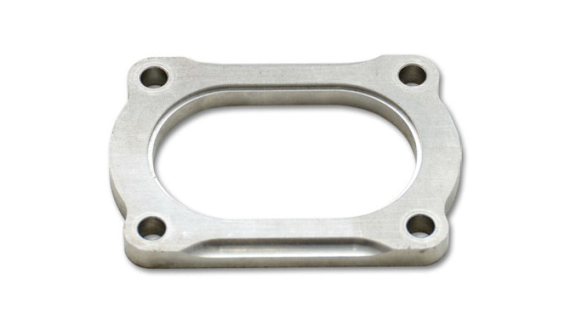Vibrant T304 SS 4 Bolt Flange for 3.5in O.D. Oval tubing - 0