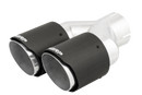 MBRP 3in ID / Dual 4in OD Out Staggered L 9.87in / R 9.37in Dual Wall Carbon Fiber Univ Exhaust Tip-2