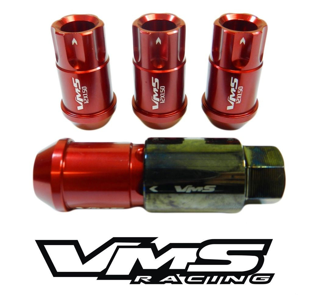 12x1.25 MM 44MM LONG FORGED ALUMINUM LOCKING LIGHT WEIGHT RACING LUG NUTS WHEEL LOCKS // PART # LG0115