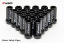 Cusco Universal Wheel Lug Nut Set M12 x P1.5mm - Black (20pcs)-3