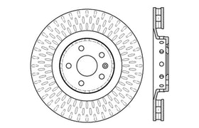 StopTech Drilled & Slotted Left Sport Brake Rotor for 2009 Cadillac CTS-V - 0