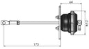 Turbosmart IWG75 Mitsubishi EVO 10 24 PSI Black Internal Wastegate Actuator-5