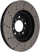 StopTech 01-06 BMW M3 Drilled Left Front Rotor-1