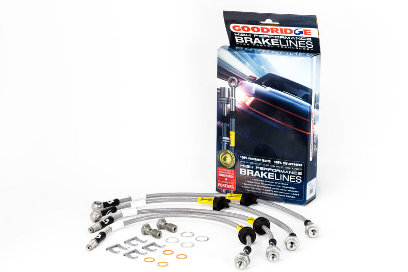 Goodridge 15-18 Ford Focus RS (RS MK3 Only) Stainless Steel Brake Line Kit - 0