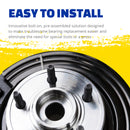 MOOG 07-10 Volkswagen Golf City Front Left Complete Knuckle Assembly-3