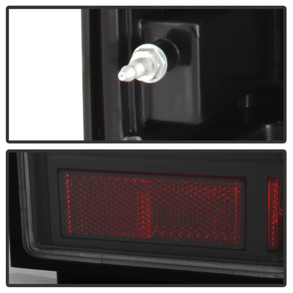 xTune Hummer H3 06-09 ( Non H3T ) LED Tail Lights Black ALT-ON-HH306-LED-BK