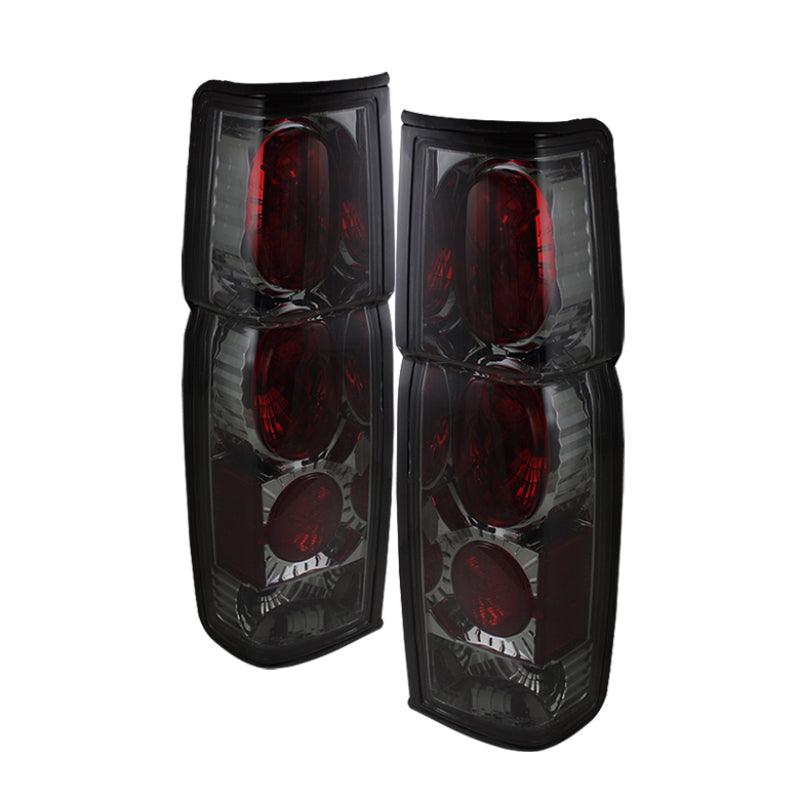 Spyder Nissan Hardbody 86-97 Euro Style Tail Lights Smoke ALT-YD-NH86-SM - 0