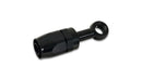 Vibrant -8AN Banjo Hose End Fitting for use with M14 or 9/16in Banjo Bolt - Aluminum Black-1