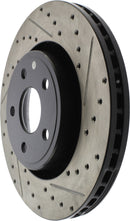 StopTech 11-12 Dodge Durango Sport Drilled & Slotted Front Driver-Side Brake Rotor-4