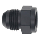 DeatschWerks 6AN Female Flare to 8AN Male Flare Expander - Anodized Matte Black-1