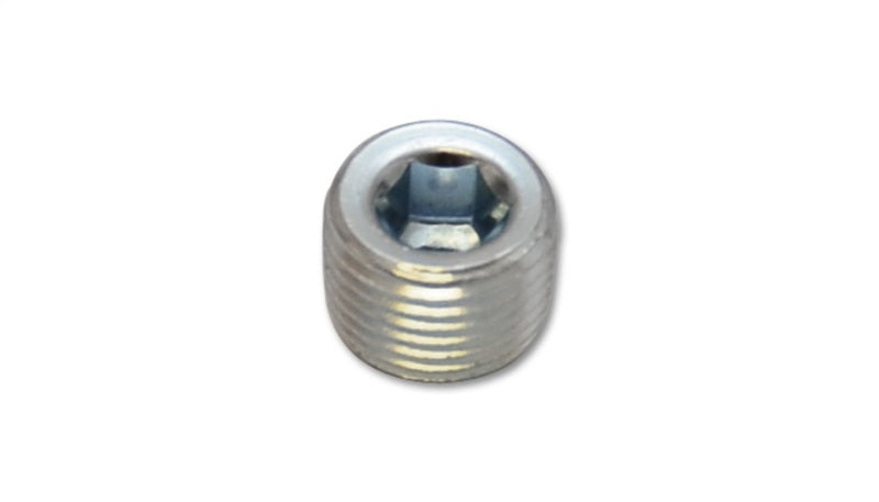 Vibrant 1/8in NPT Male Plug for EGT weld bung - Zinc Plated Mild Steel - 0