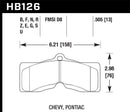 Hawk HP+ Street Brake Pads-1