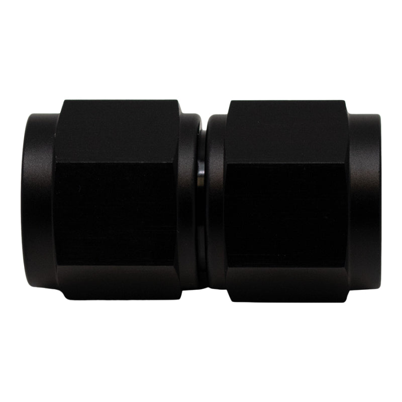 DeatschWerks 10AN Flare Female Swivel to 10AN Flare Female Swivel - Anodized Matte Black - 0