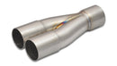 Vibrant 2-1 SS Merge Collectors (1-1/2in Inlet Slipover ID 1-3/4in Outlet OD) - Sold Individually-1