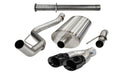 Corsa 2011-2014 Ford F-150 Raptor 6.2L V8 133in Wheelbase Black Xtreme Cat-Back Exhaust-1