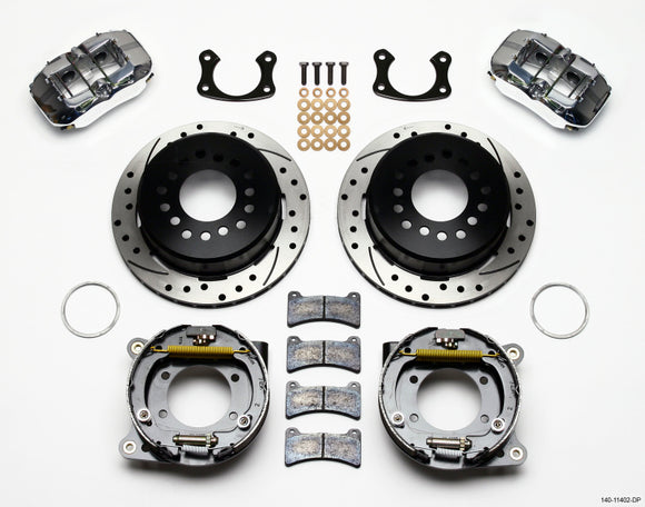 Wilwood Dynapro Low-Profile 11.00in P-Brake Kit Drill-Pol New Big Ford 2.36in Offset