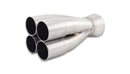 Vibrant 4-1 SS Merge Collector (1.50in Inlet Slipover ID 2.00in Merge Outlet OD) Single Unit-1