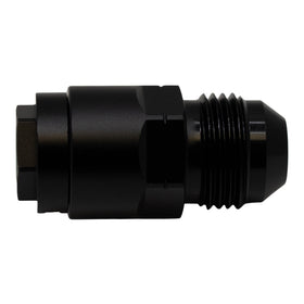 DeatschWerks 8AN Male Flare to 5/16in Female EFI Quick Connect Adapter - Anodized Matte Black - 0