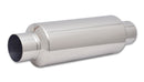 Vibrant SS Resonator (Standard Design) 3in inlet/outlet x 18in long w/ 5in OD resonator body-1