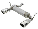 aFe Rebel Series 2.5in 409 SS Axle-Back Exhaust w/Polished Tips 07+ Jeep Wrangler (JK) V6 3.6L/3.8L-1