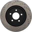StopTech 05-10 Ford Mustang V6/4.0L / GT V8/4.6L Cross Drilled Right Rear Rotor-7