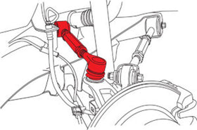 SPC Performance 98-02 Honda Accord/99-03 Acura TL Rear EZ Arm XR Adjustable Control Arm w/Ball Joint - 0
