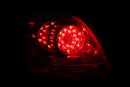 ANZO 1998-2005 Lexus Gs300 LED Taillights Red/Clear-5