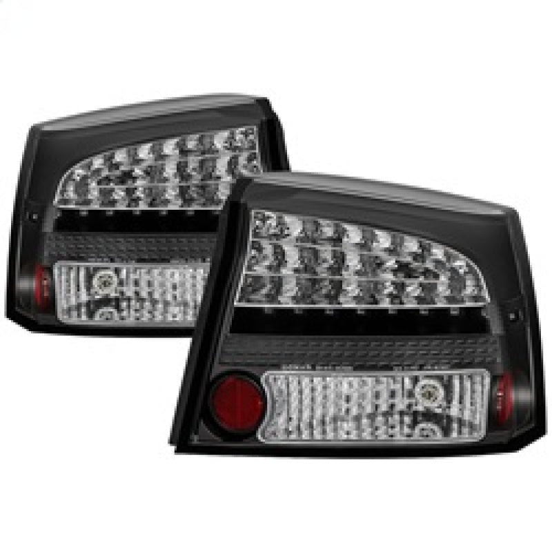 Spyder Dodge Charger 06-08 LED Tail Lights Black ALT-YD-DCH05-LED-BK - 0