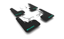 Rally Armor 13-17 Subaru Crosstrek XV Black UR Mud Flap w/Teal Altered Font Logo-1