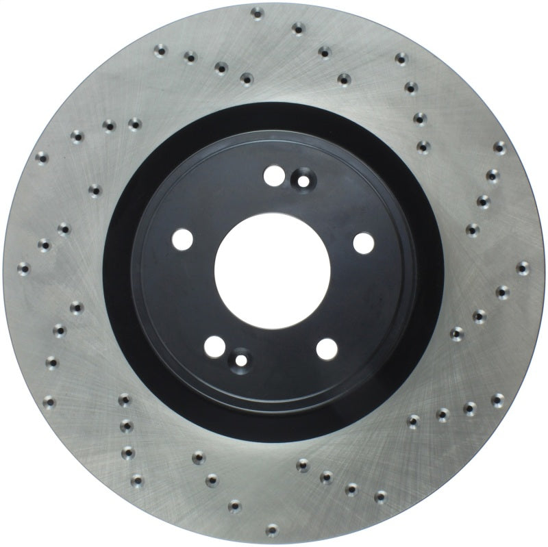 StopTech Power Slot 10-13 Hyundai Genesis Coupe Track & R-Spec Front Left Drilled Rotor - 0