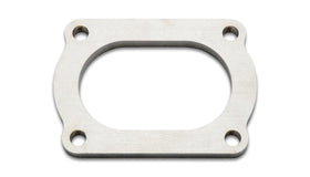 Vibrant T304 SS 4 Bolt Flange for 3in O.D. Oval tubing - 0