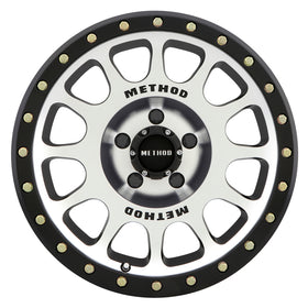 Method MR305 NV 17x8.5 0mm Offset 5x5 94mm CB Machined/Black Street Loc Wheel - 0