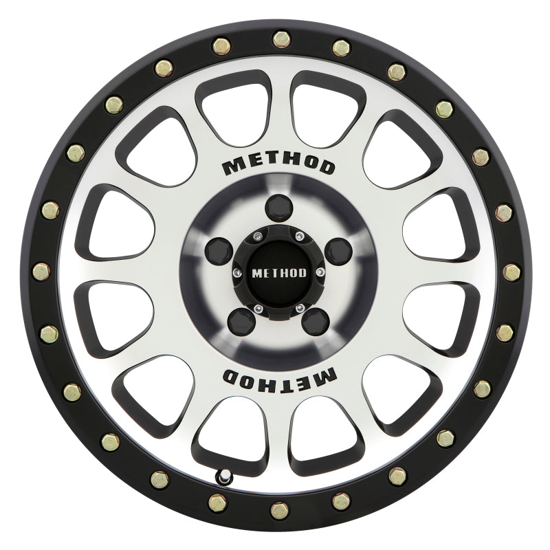 Method MR305 NV 17x8.5 0mm Offset 5x5 94mm CB Machined/Black Street Loc Wheel - 0