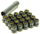 Wheel Mate Muteki Open End Lug Nuts - Deep Black 12x1.25-2