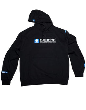 Sparco Sweatshirt Hooded WWW Blk Lrg