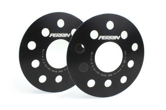 PERRIN Subaru/Toyota/Scion 3mm Wheel Spacers (Slip-On Style/No Studs) 5x114.3/5x100 56mm CB - Pair