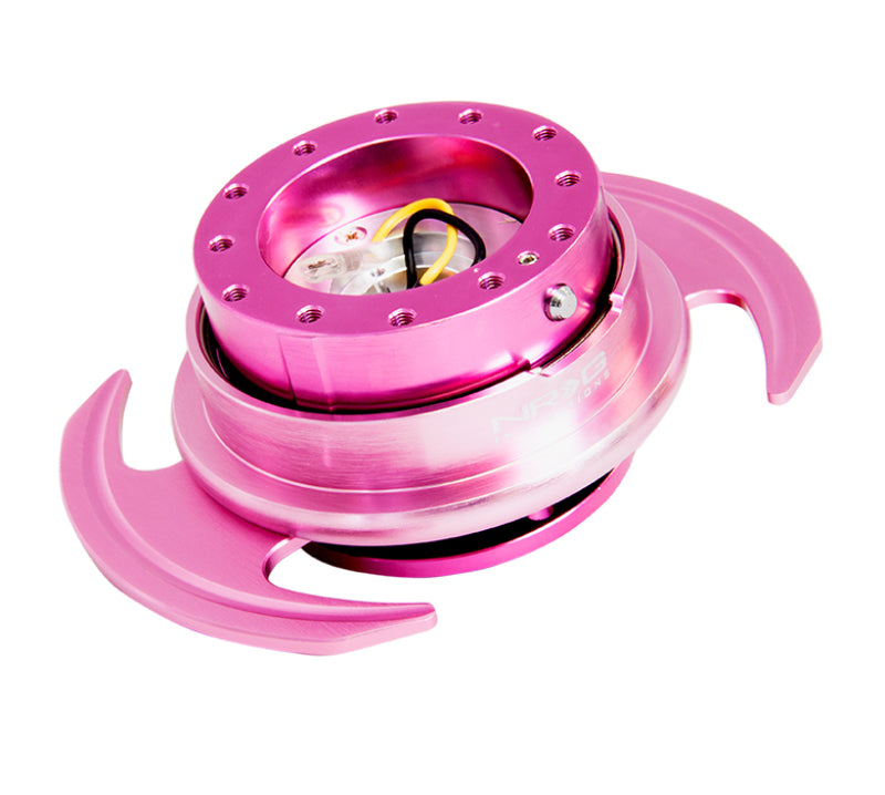 NRG Quick Release Kit Gen 3.0 - Pink Body / Pink Ring w/Handles - 0