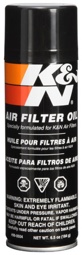 K&N 6.5 OZ Aerosol Spray Air Filter Oil - 0