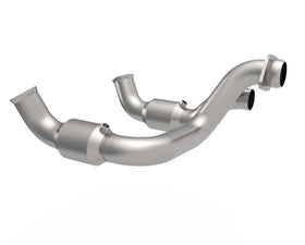 Kooks 20-22 Ford F250 7.3L V8 / Ford F350 7.3L V8 3in SS High Output Green Catted Connecting Pipes - 0