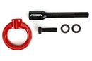 PERRIN 02-07 Subaru WRX/STI Tow Hook Kit (Front) - Red-2