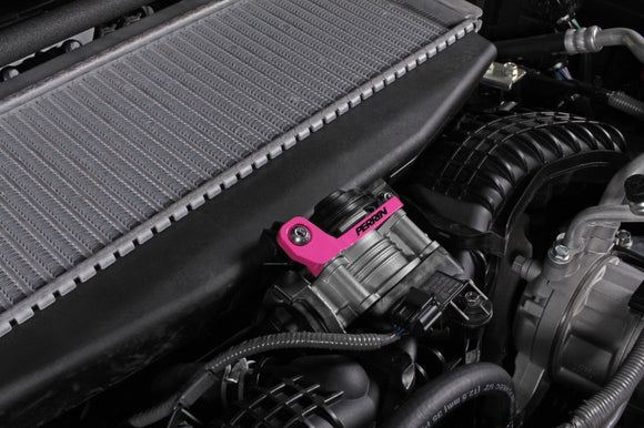 PERRIN 22-25 Subaru WRX / 19-25 Ascent / 20-25 Outback & Legacy Turbo TMIC Bracket - Hyper Pink
