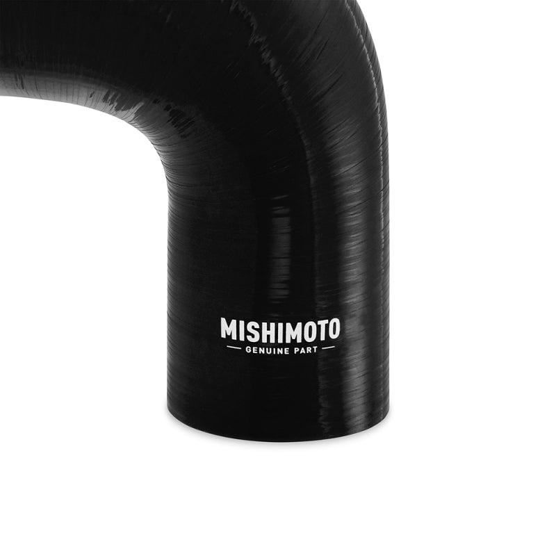 Mishimoto Silicone Reducer Coupler 90 Degree 2.5in to 3.25in - Black - 0