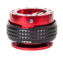 NRG Quick Release Kit - Pyramid Edition - Red Body / Black Pyramid Ring-2