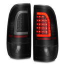 ANZO 1997-2003 Ford F-150 LED Tail Lights w/ Light Bar Black Housing Smoke Lens-6