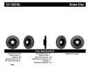 StopTech 07-09 Mazda 3 Left Front Slotted & Drilled Rotors-6
