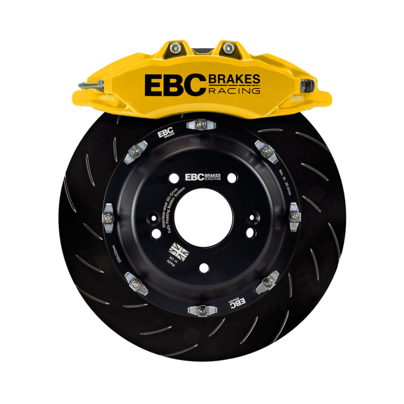 EBC Racing 07-13 BMW M3 (E90/E92/E82) Yellow Apollo-6 Calipers 380mm Rotors Front Big Brake Kit - 0