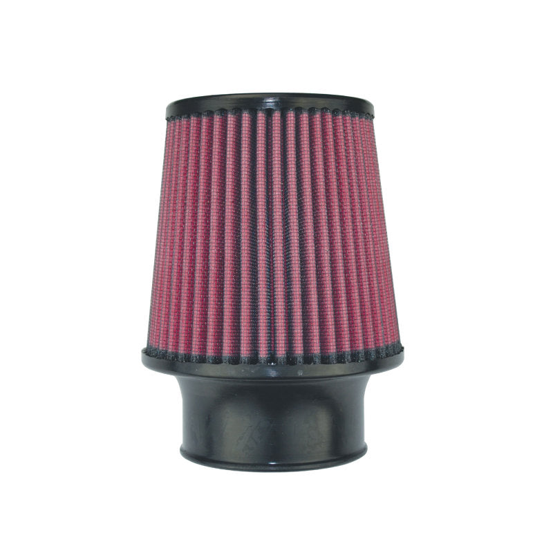 Injen High Performance Air Filter - 3.00 Black Filter 6 Base / 5 Tall / 4 Top - 45 Pleat - 0