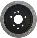StopTech 06-07 350Z / 05-07 G35 / 06-07 G35X SportStop Slotted & Drilled Rear Right Rotor-4