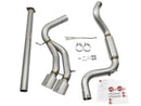 aFe POWER Takeda 3in 304 SS Cat-Back Exhaust w/ Polished Tips 13-17 Ford Focus ST L4-2.0L (t)-5