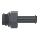 DeatschWerks 6AN ORB Male to 5/16in Male Barb Fitting (Incl O-Ring) - Anodized Matte Black-3